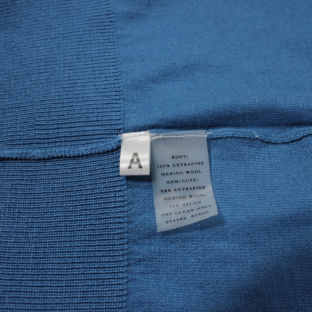 Jeweled Button Ann Taylor Cardigan Blue Size SM - Picture 4 of 8